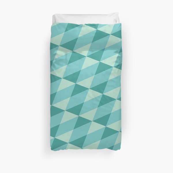 minty angles Duvet Cover