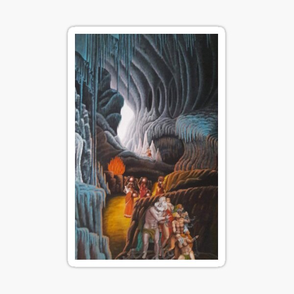 Vista previa del artículo con la obra «Alegoría de la cueva de Platón», diseñado y vendido por swankwc.