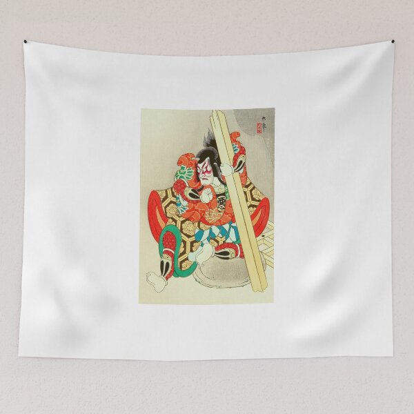 Item preview, Japanese Kabuki Warrior Actor Samurai Man Art designed and sold by RBEnt.