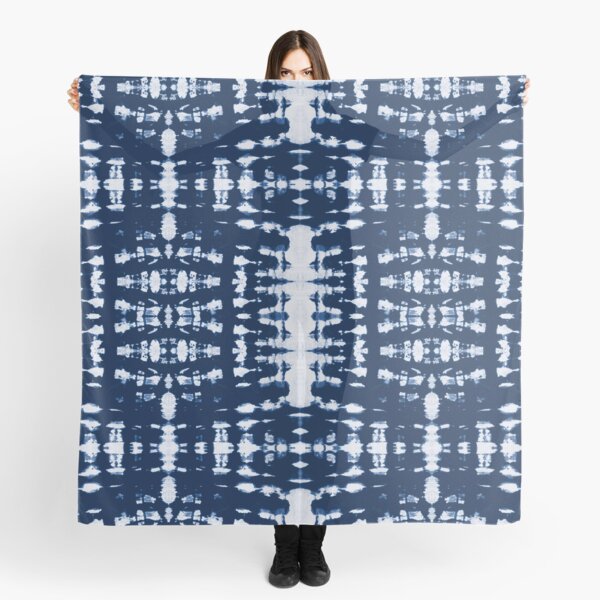 Kumo Indigo Shibori Scarf