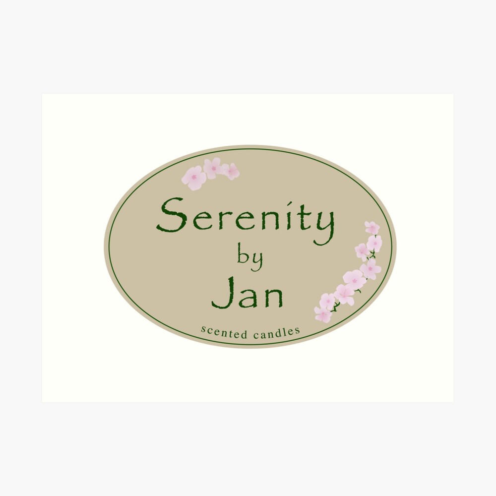 Serenity By Jan Scented Candles The Office Tv Show Art Print By Tlaprise Redbubble