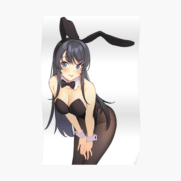 Mai Sakurajima - RASCAL NO SUEÑA A CONEJITA NIÑA SENPAI Póster