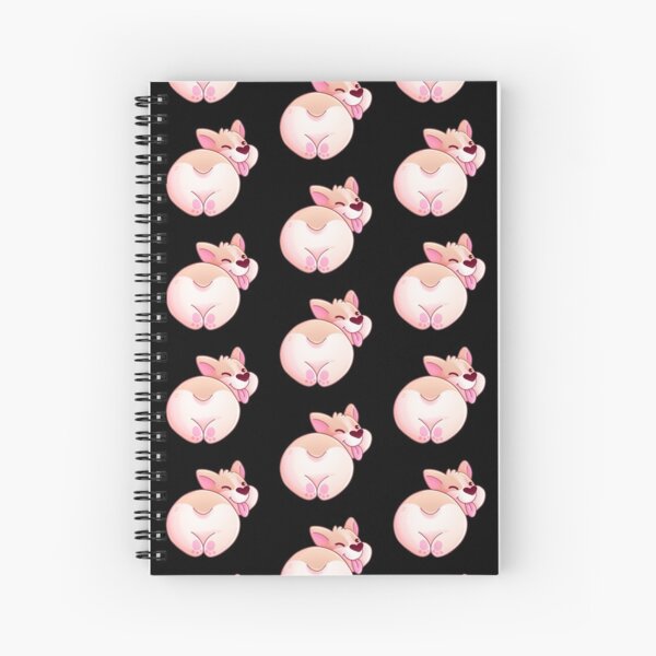 Corgi Butt Spiral Notebook