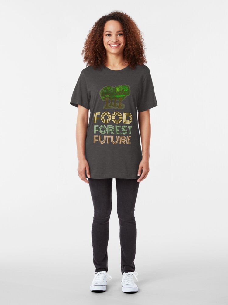 Alternative Ansicht von Food Forest Future Slim Fit T-Shirt