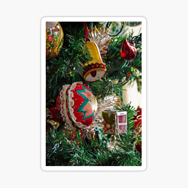 Oh Christmas Tree Stickers 1.5 Circles