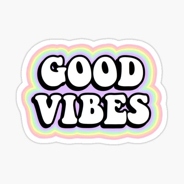 Paper Stickers Labels And Tags Good Vibes Only Adult Sticker Vibrations