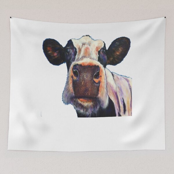 Item preview, Holstein Friesian Cow - Cute Cow - Gift For Cow Lovers - Cow Art designed and sold by Galvanized.