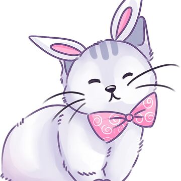 Artwork thumbnail, Bunny Cat by Instagenie Shop