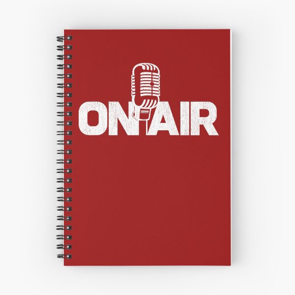 Item preview, On Air podcaster dj radio voice over microphone t-shirt designed and sold by e2productions.