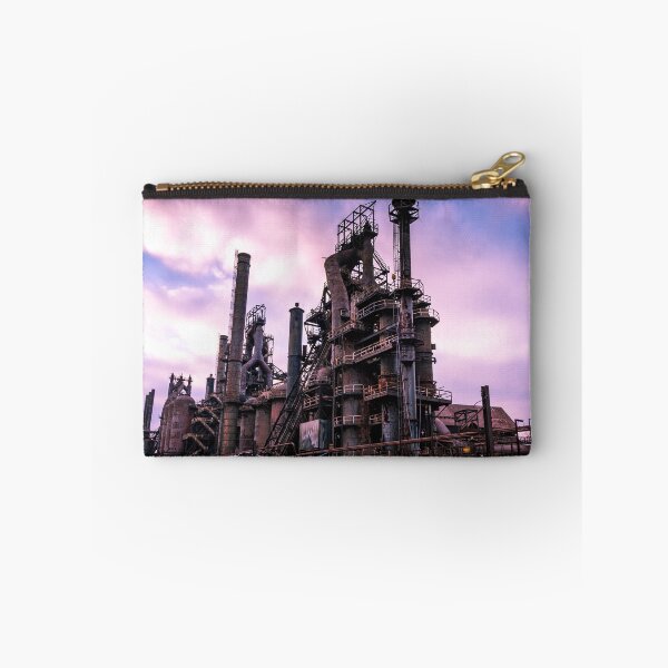Item preview, The old Bethlehem Steel factory at dusk in winter designed and sold by Rabbitti.