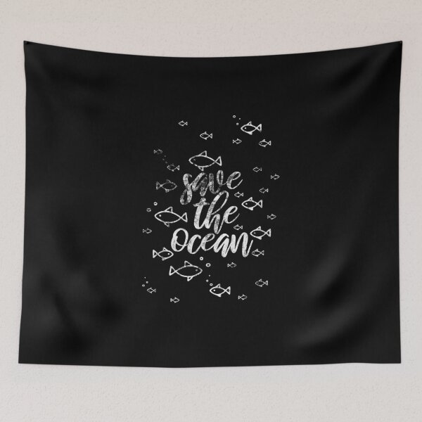 Item preview, Ocean Fish Nature Love Human Earth Clean Sea designed and sold by bickhofe.