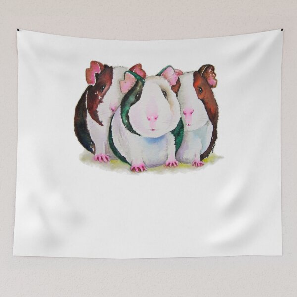 Item preview, Guinea Pigs - Cute Guinea Pigs - Guinea Pig Drawing - Guinea Pig Lovers - Guinea Pig Gift designed and sold by Galvanized.