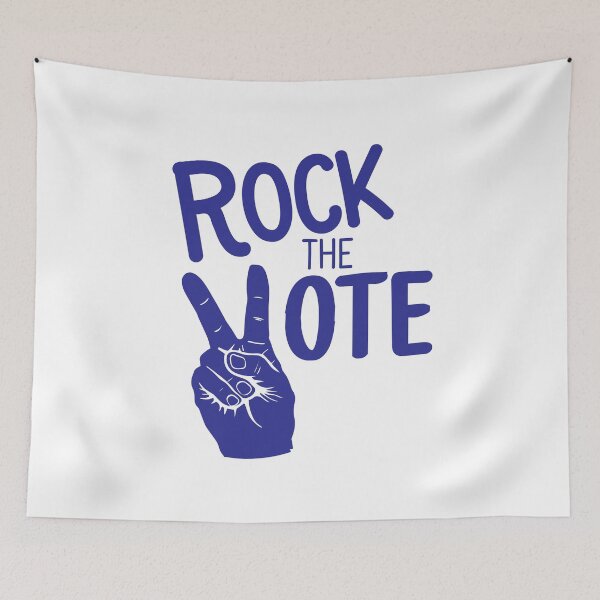 Item preview, Rock the Vote- Blue designed and sold by Designs111.