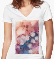 Ink 01 Shirt mit V-Ausschnitt
