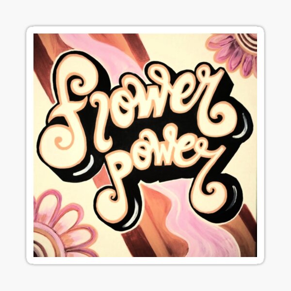 "GVF Flower Power" Sticker for Sale by abroeils Redbubble
