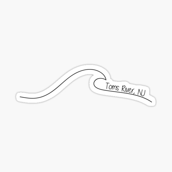 Vista previa del artículo con la obra «Toms River», diseñado y vendido por waves4.