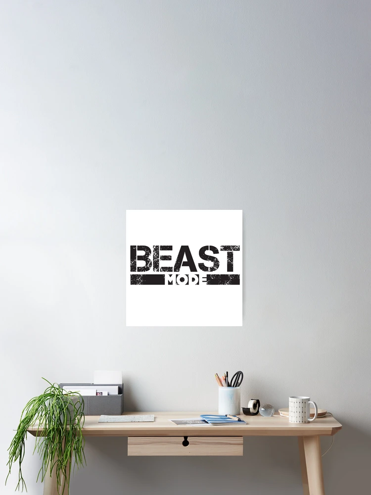 Thumbnail 2 of 3, Poster, Beast Mode designed and sold by Designs111.