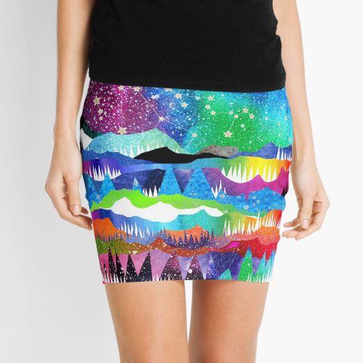 Winter Constellations Mini Skirt