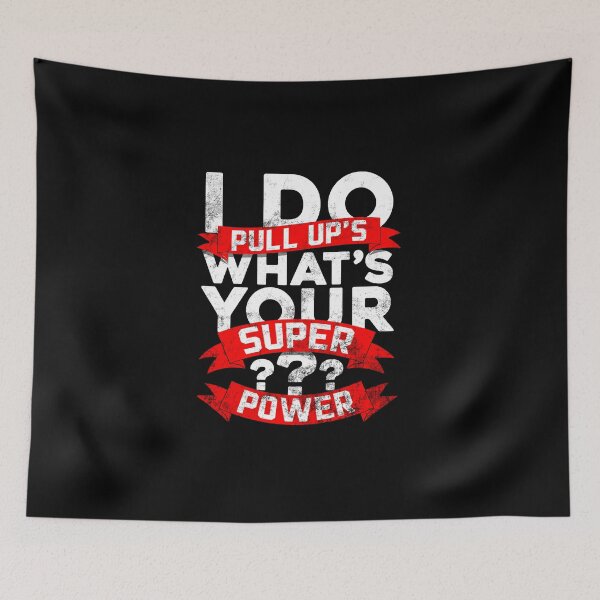 Item preview, Pull up's super power body workout sports shirt designed and sold by bickhofe.