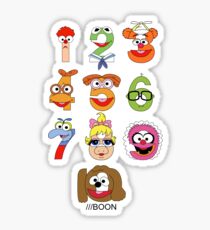 Muppet Babies Numbers Sticker