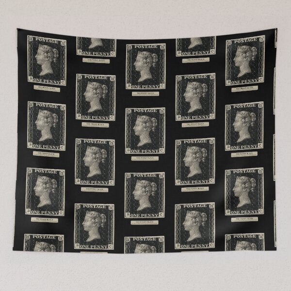 Item preview, PENNY BLACK STAMP 1837 designed and sold by Madjack Tees Kiwi SuperStore.