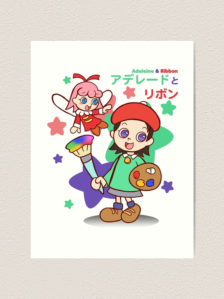 Kirby - Adeleine and Ribbon