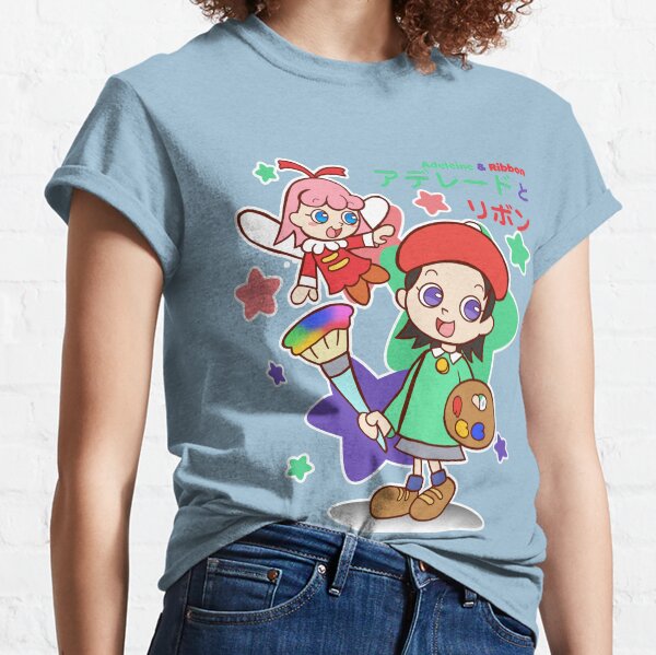 Kirby - Adeleine and Ribbon Classic T-Shirt