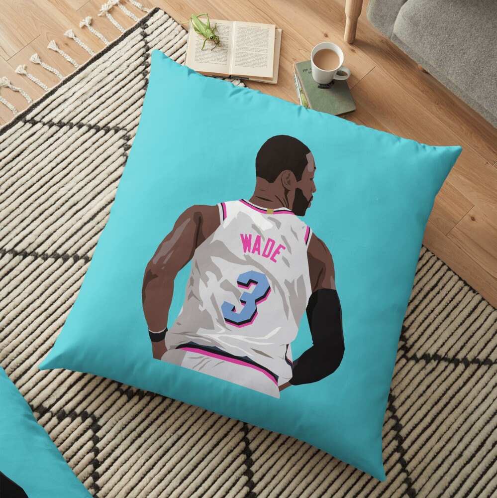 Dwyane Wade Back-To Floor Pillow