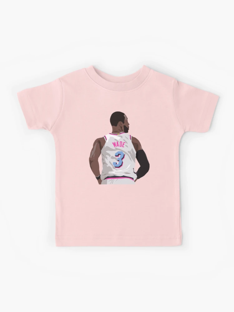 rattraptees Dwyane Wade Pink Miami Vice Long Sleeve T-Shirt
