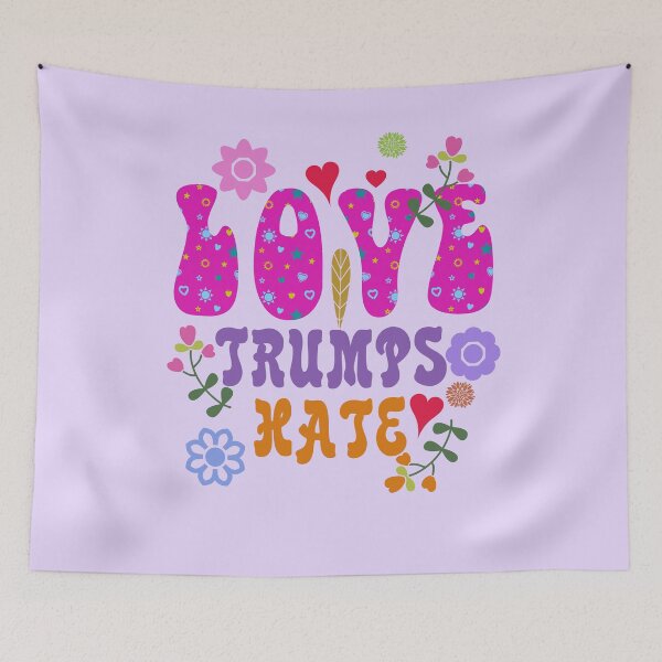 Item preview, Love Trumps Hate Cool 60s Design designed and sold by Greenbaby.