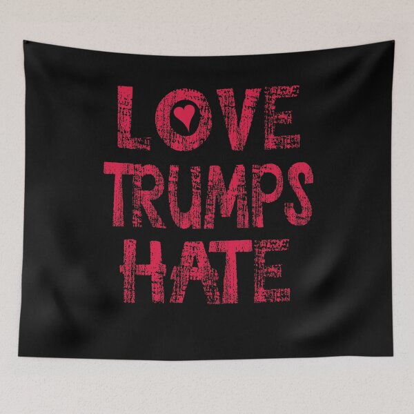 Item preview, LOVE TRUMPS HATE Distressed designed and sold by Greenbaby.