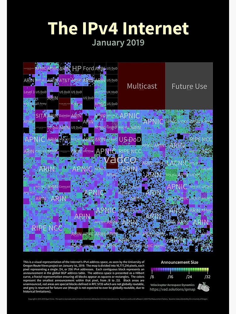 The IPv4 Internet - January 2019 by vadco
