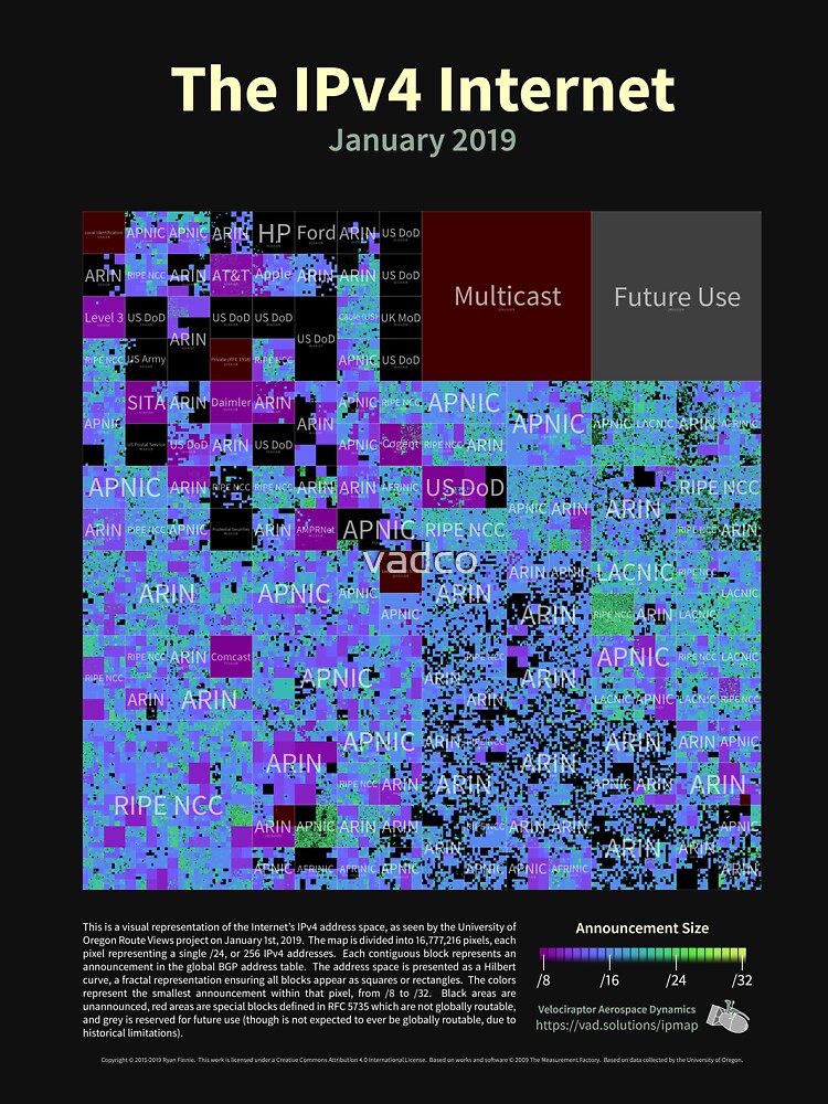 The IPv4 Internet - January 2019 by vadco