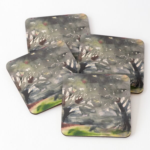 Item preview, grey forest designed and sold by Marianna Tankelevich.