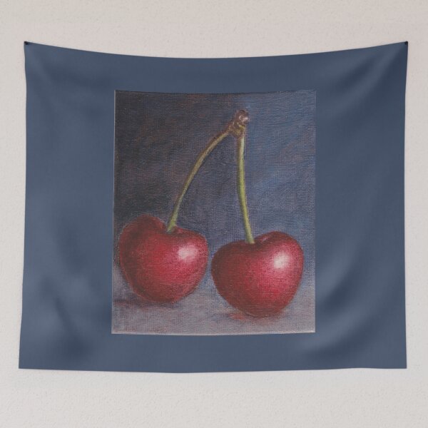 Item preview, Cherries - Oil Painting designed and sold by SquibbleDesign.
