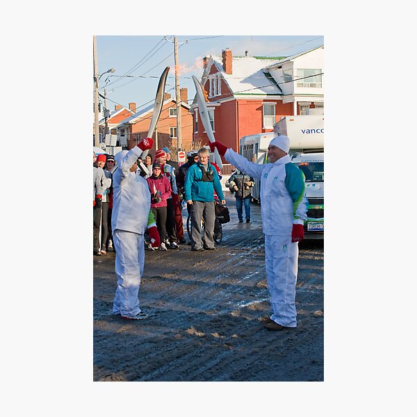 Olympic Flame Relay 1 Photographic Print
