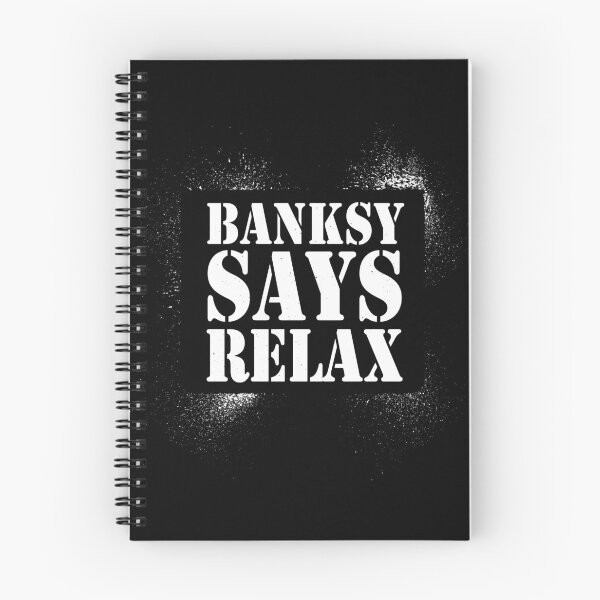 Item preview, Banks Says Relax - White Spray designed and sold by eldram.