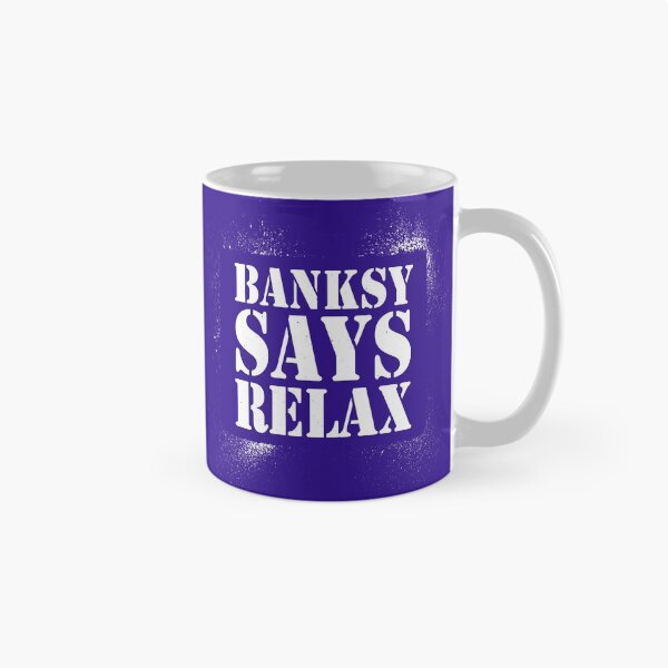 Item preview, Banks Says Relax - White Spray designed and sold by eldram.