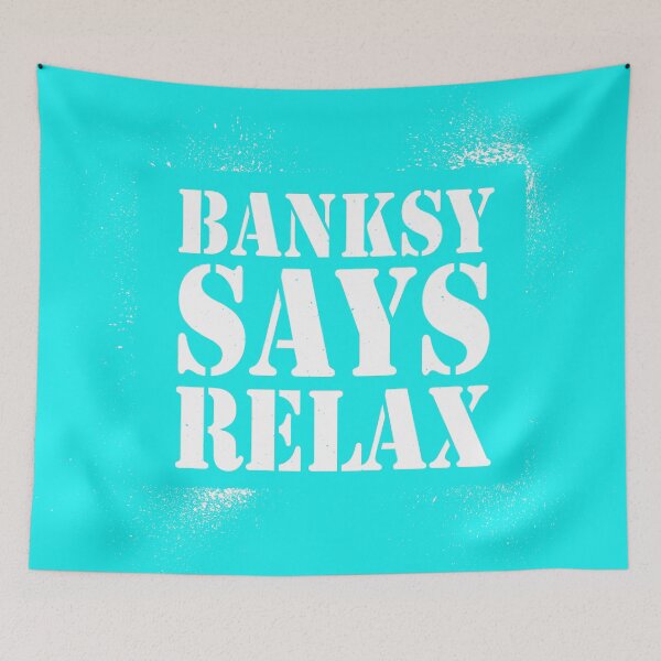 Item preview, Banks Says Relax - White Spray designed and sold by eldram.