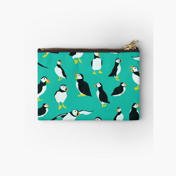 Item preview, Puffins on Turquoise designed and sold by natalievmason.