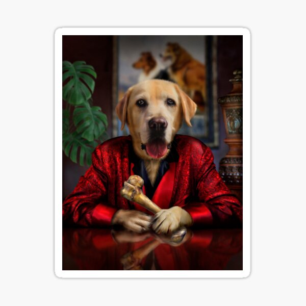 Labrador Portrait - Riley Sticker