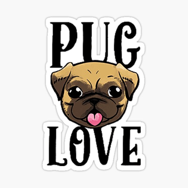 Little Pug Stickers Redbubble - pugs life beta roblox