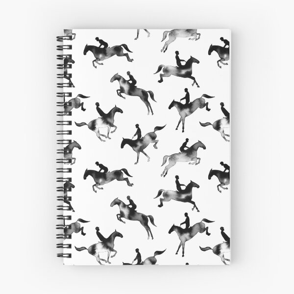 Item preview, Watercolor Showjumping Horses (Black) designed and sold by illucalliart.