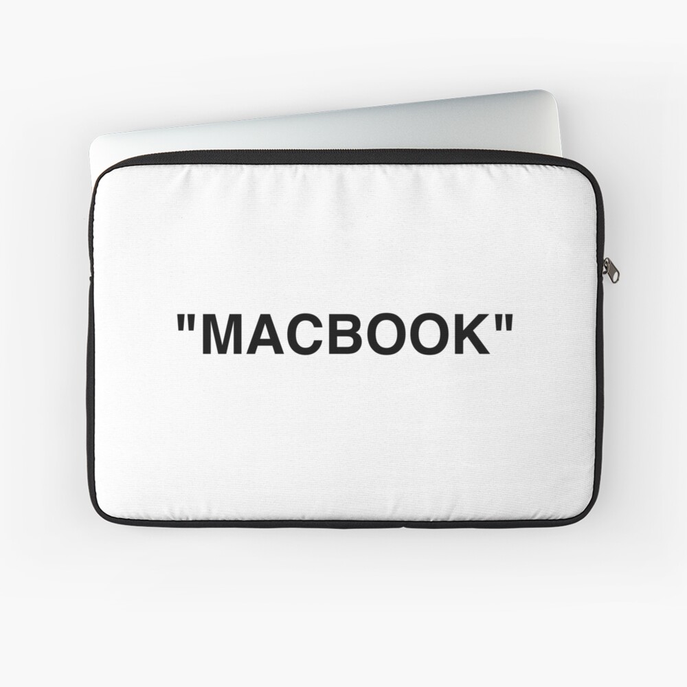 OFF WHITE Inspired MacBook" Laptop Sleeve sanseffort | Redbubble