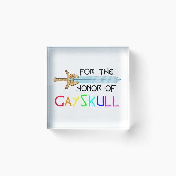 Item preview, For the Honor of Gayskull designed and sold by Woosles.