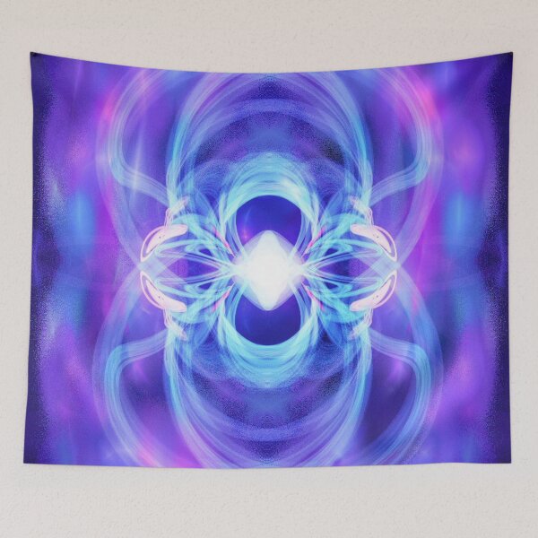 Item preview, Electro Blue with Purple designed and sold by ArtistsQuest.