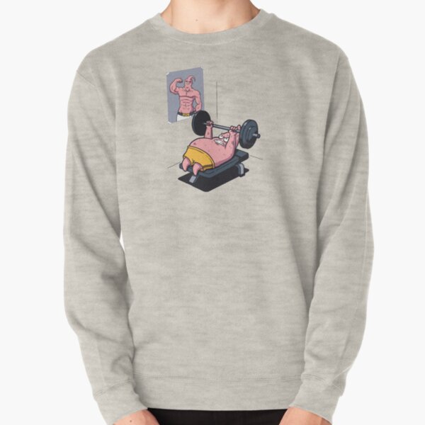 Patrick Star Working Out Majin Buu DBZ T-Shirt Pullover Sweatshirt
