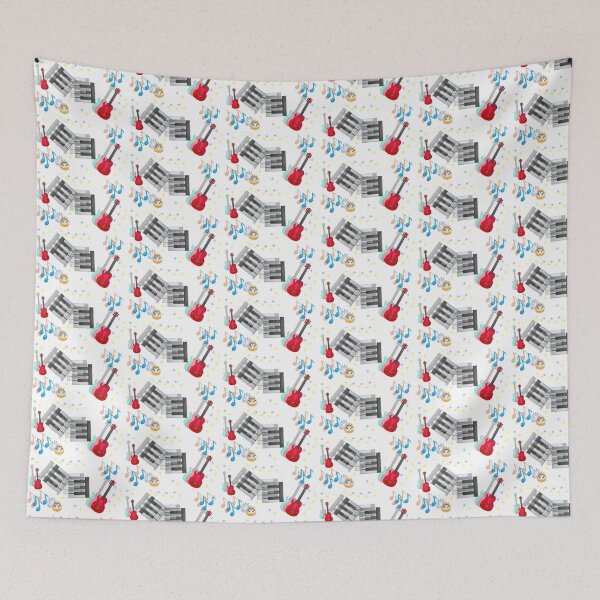 Item preview, Groovy music collage designed and sold by MoMoJaJa.