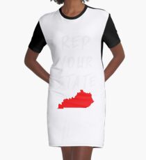 REP YOUR STATE KENTUCKY Graphic T-Shirt Dress
