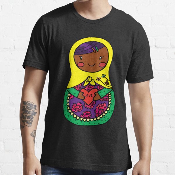Black LOVE LJ T-Shirt for Dolls